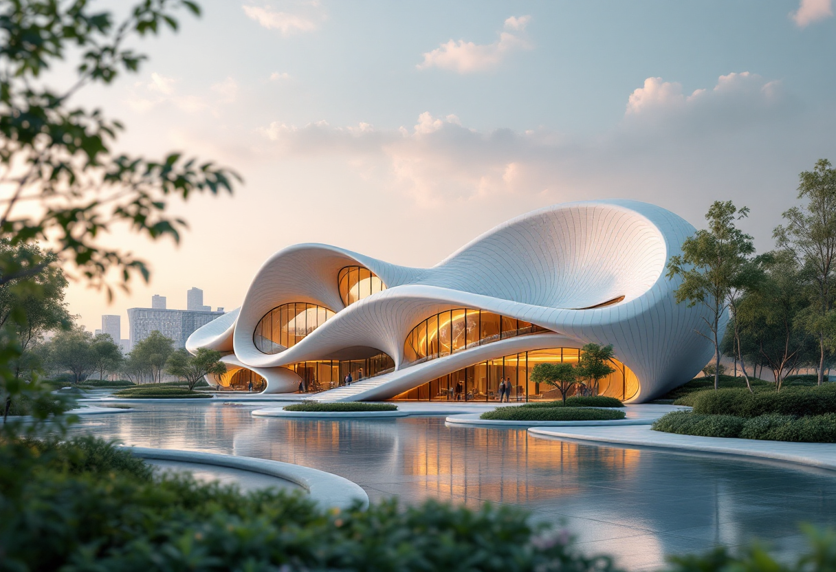 Immagine della Biennale Architettura 2025 con elementi naturali e tecnologici