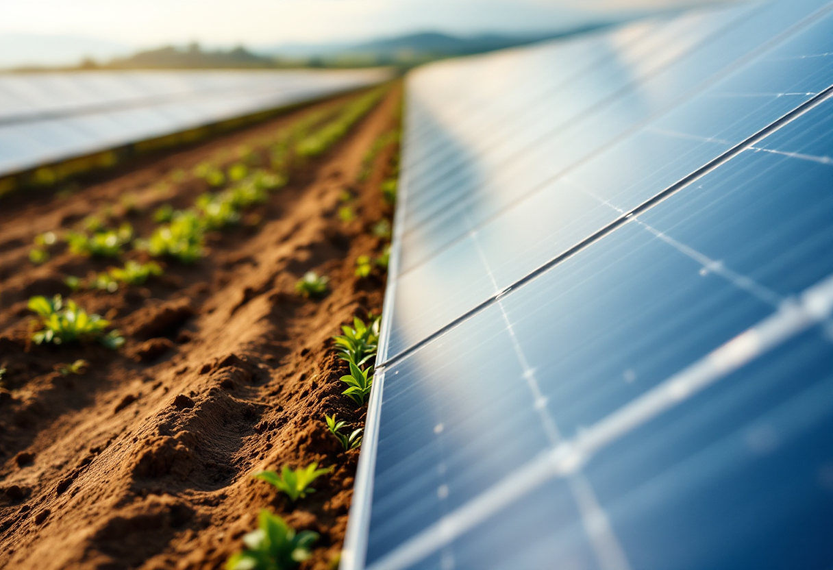 Immagine che rappresenta l'espansione dell'energia solare in Italia
