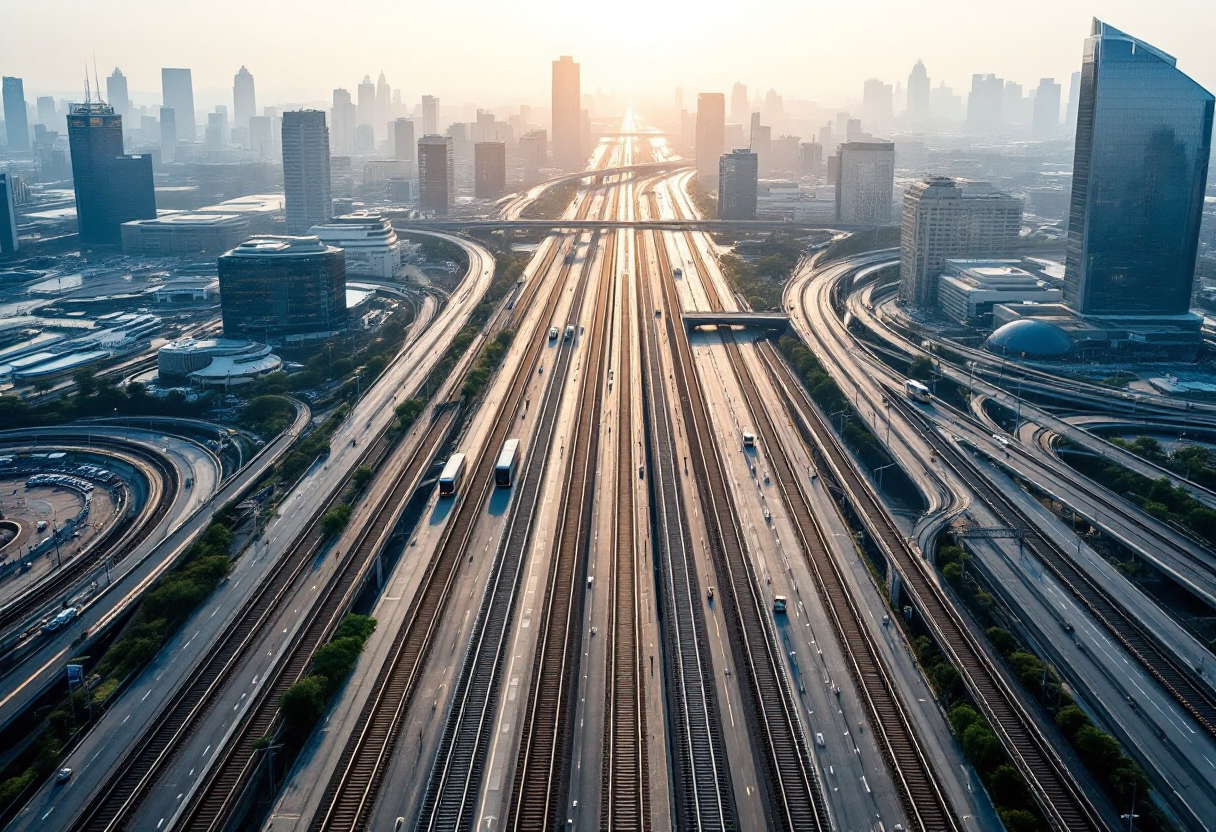 Immagine che rappresenta l'innovazione satellitare nella logistica