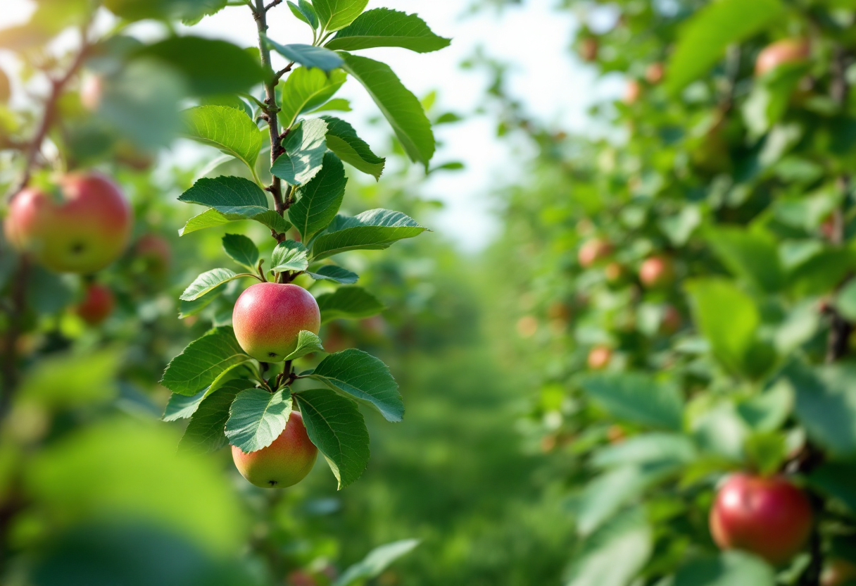 Immagine che rappresenta innovazione e sostenibilità ortofrutticola