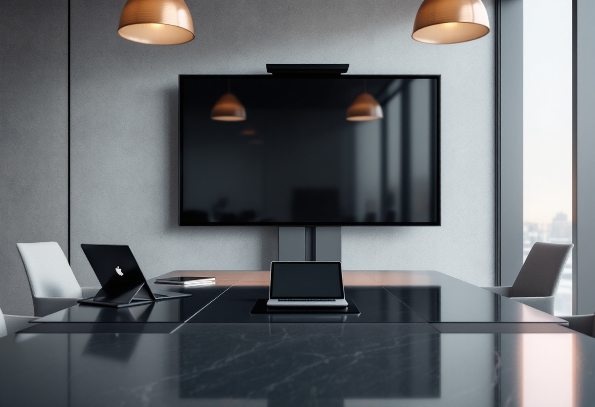 Immagine che rappresenta il lavoro ibrido con Logitech