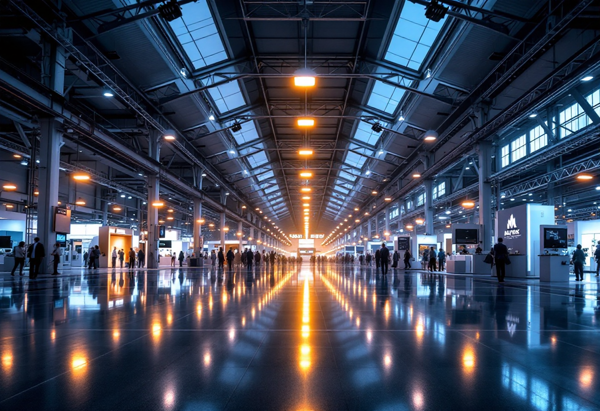 Immagine di MECSPE 2025 che rappresenta la sostenibilità industriale