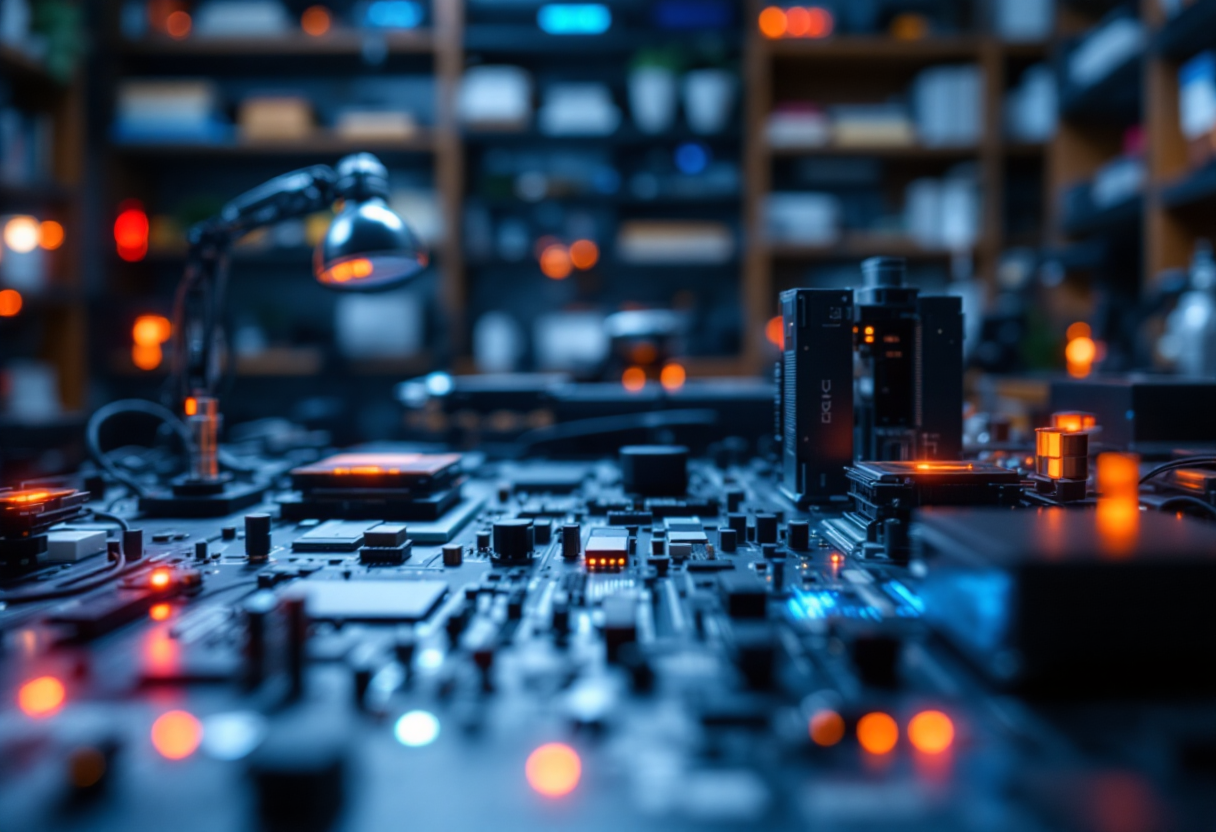 Immagine di Microsoft Majorana 1 nel quantum computing