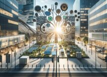 Logo di Rai Radio 2 Caterpillar con simboli di energia