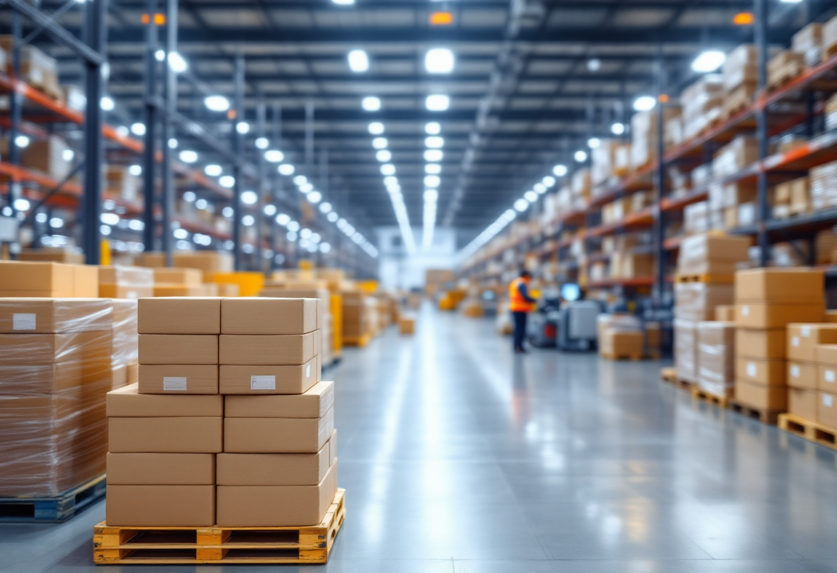 Immagine che rappresenta la sostenibilità nella logistica