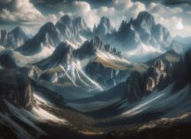 Panorama delle Dolomiti con focus sullo sviluppo sostenibile