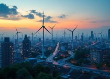 Illustrazione della transizione energetica globale