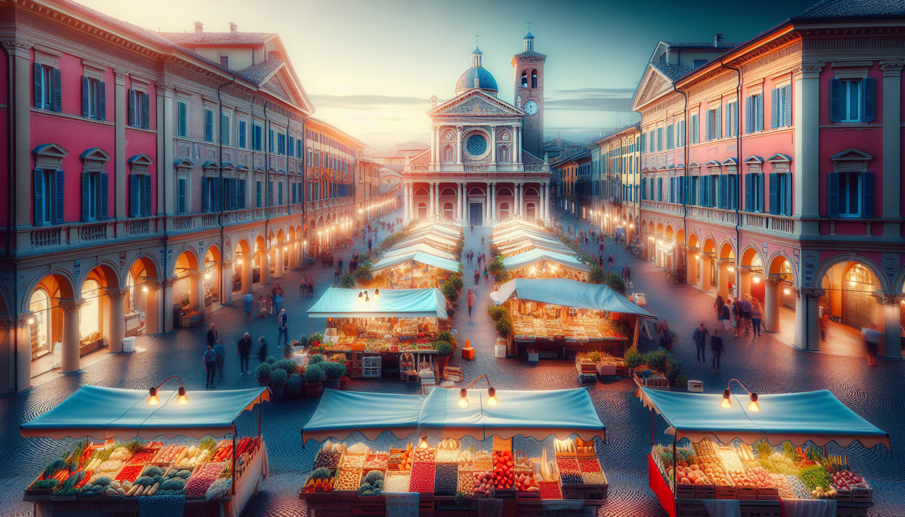 Vista panoramica dell'Emilia-Romagna, meta LGBTQ+