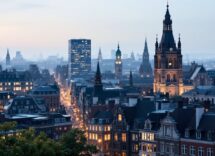 Rappresentazione grafica dell'inquinamento zero in Europa