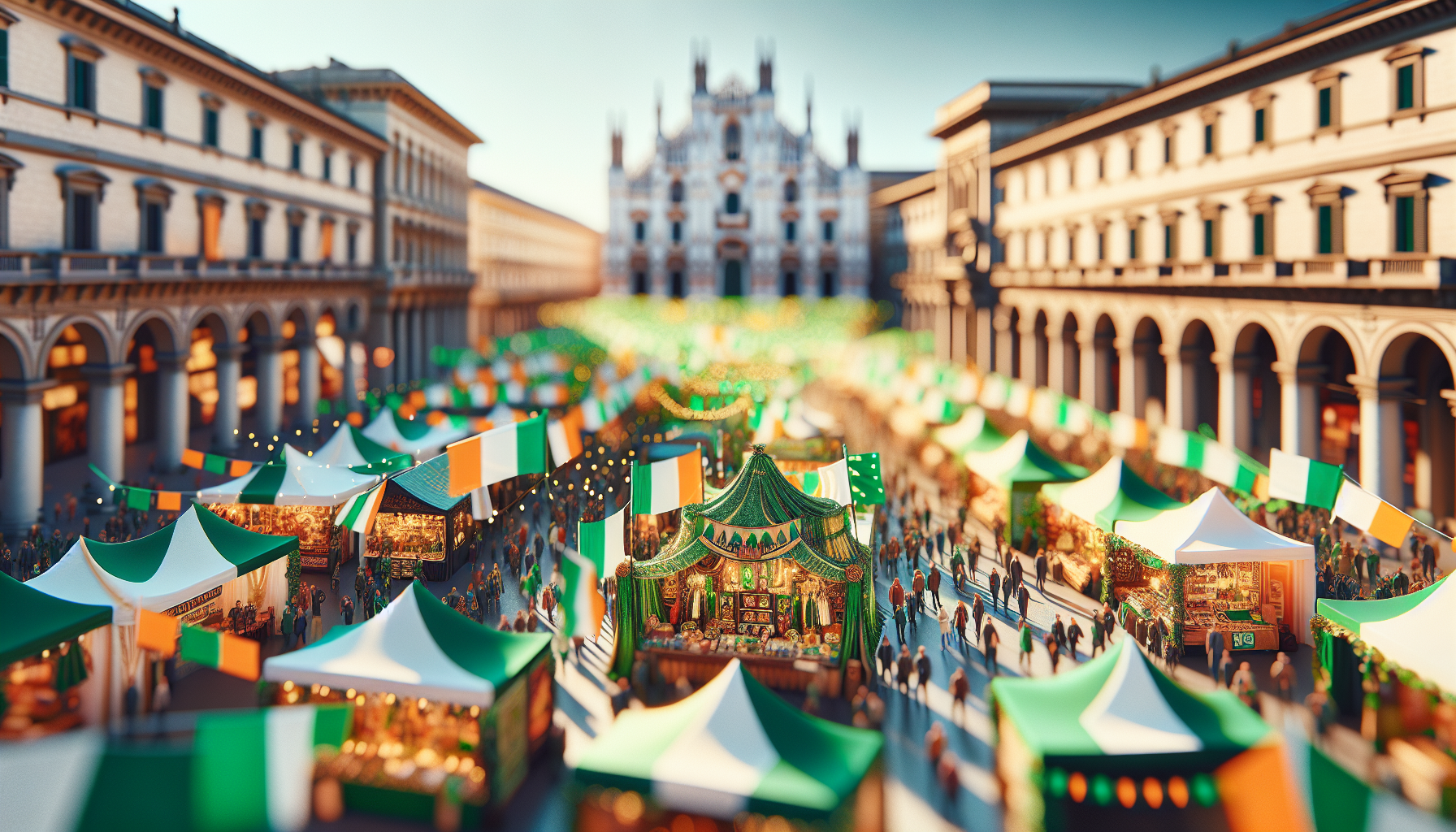Immagine dell'evento Ireland Week a Milano con elementi irlandesi