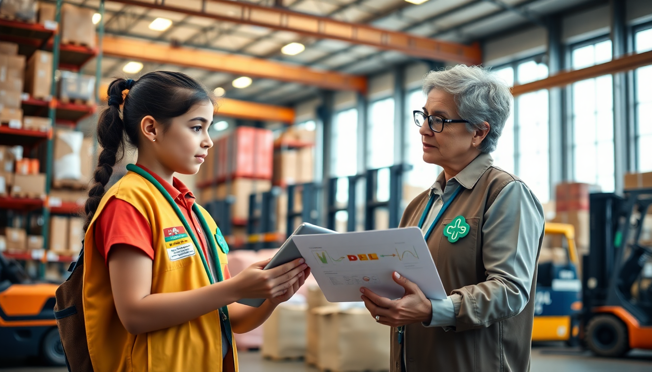 dhl e girl scouts un passo verso il futuro della logistica 1749021448
