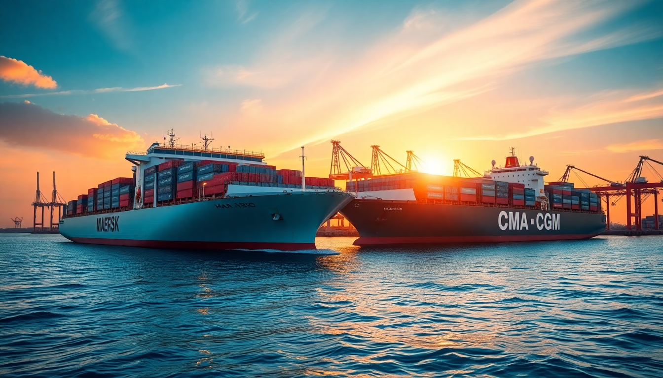 lalleanza tra maersk e cma cgm per la decarbonizzazione del trasporto marittimo 1750693147