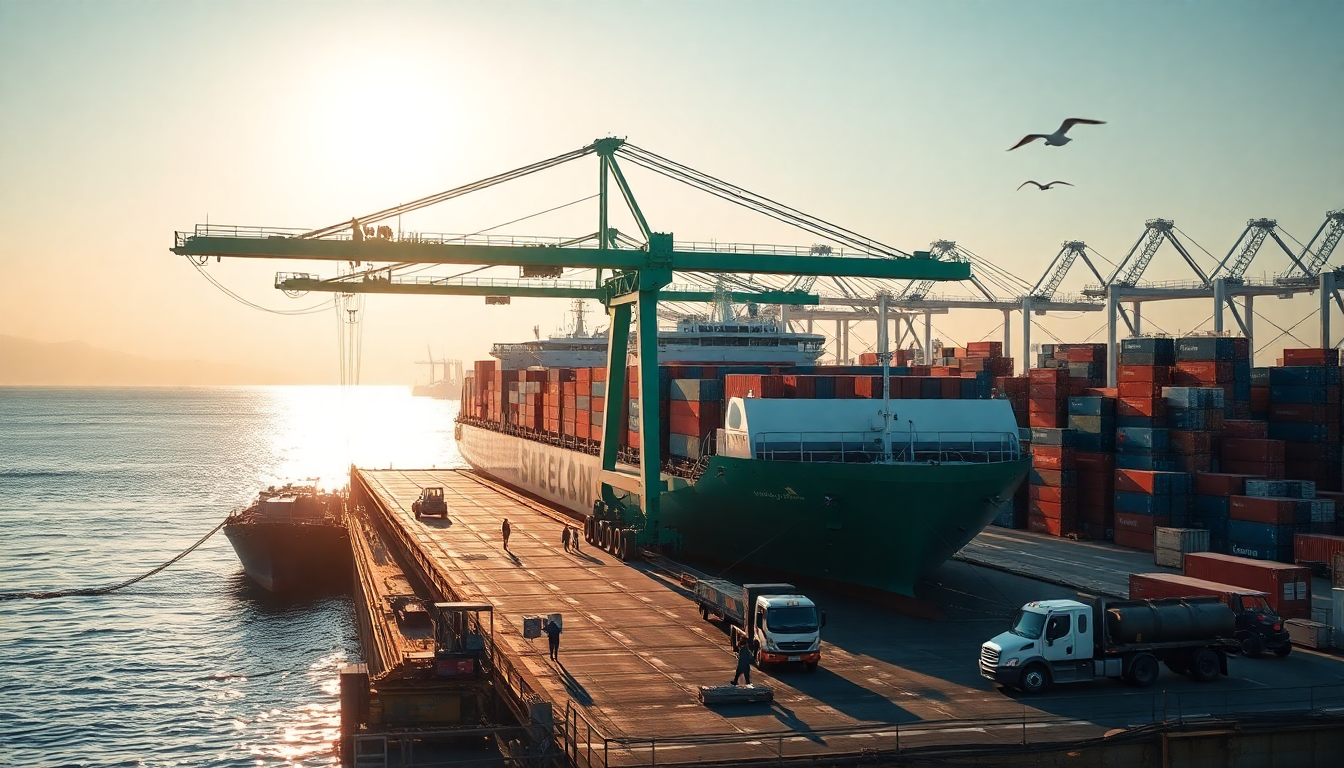 saga fjordbase investe in gru portuali elettriche per un futuro sostenibile nel 2025 1749724250