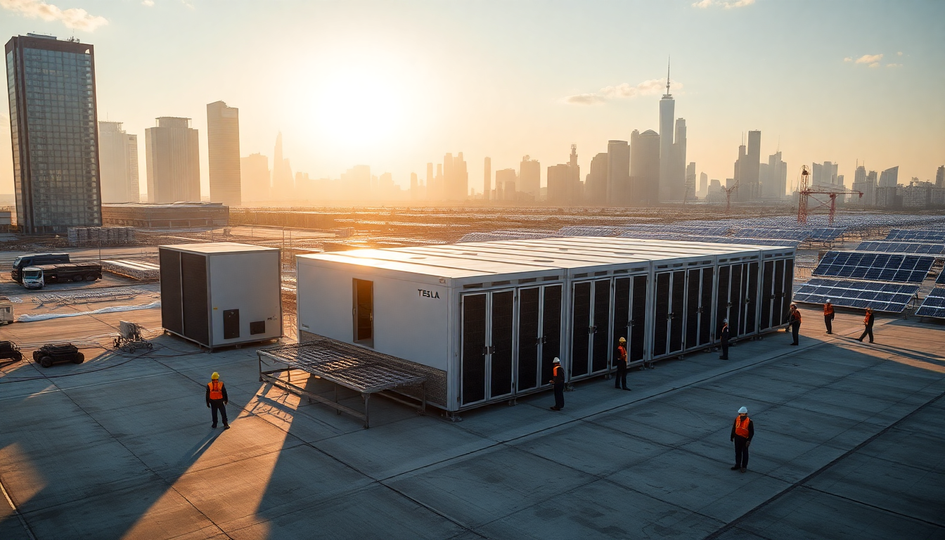 tesla investe 557 milioni nello stoccaggio energetico in cina 1750748998